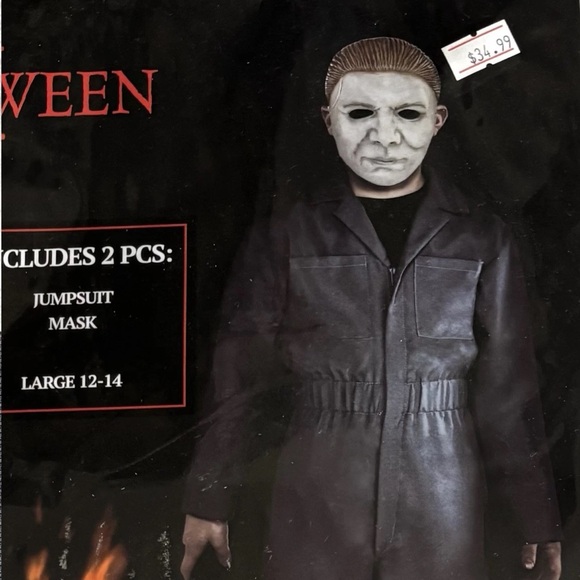 Halloween II Michael Myers Kids Costume - Black - Picture 6 of 6